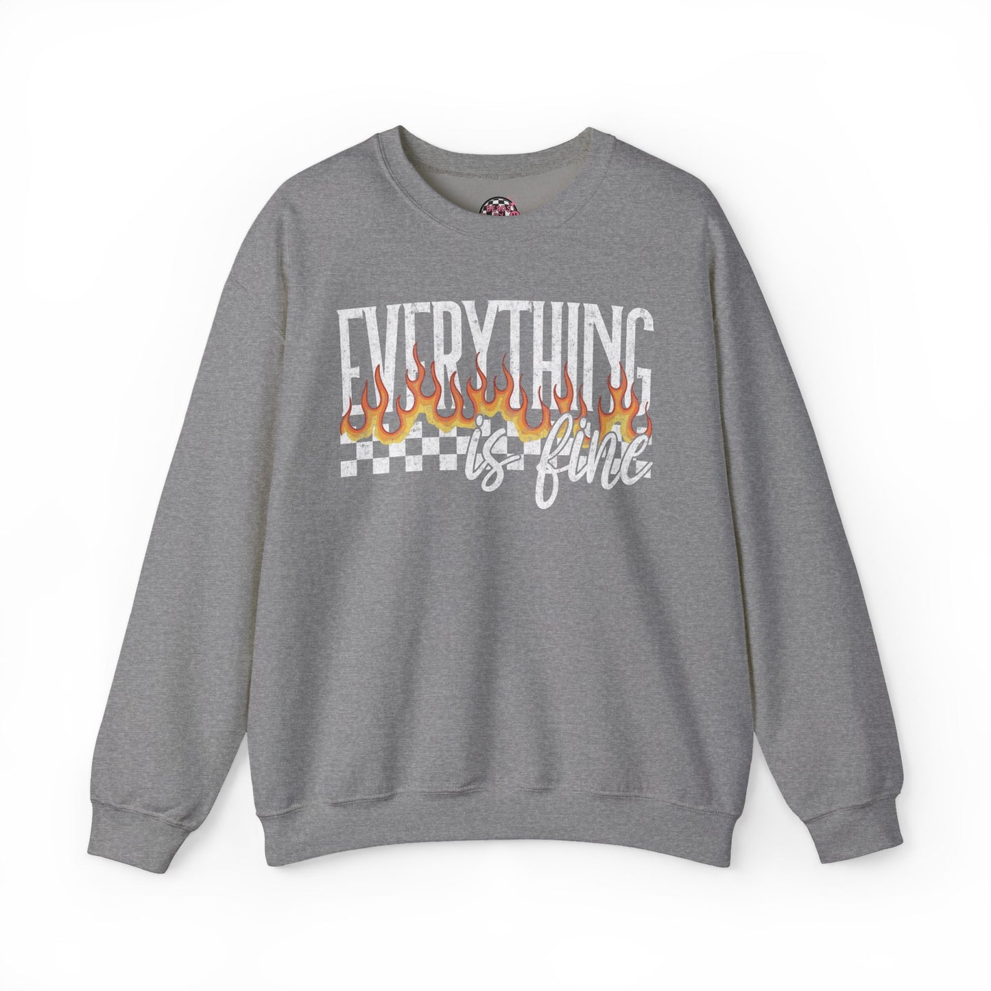 Everything is Fine Crewneck Sweatshirt