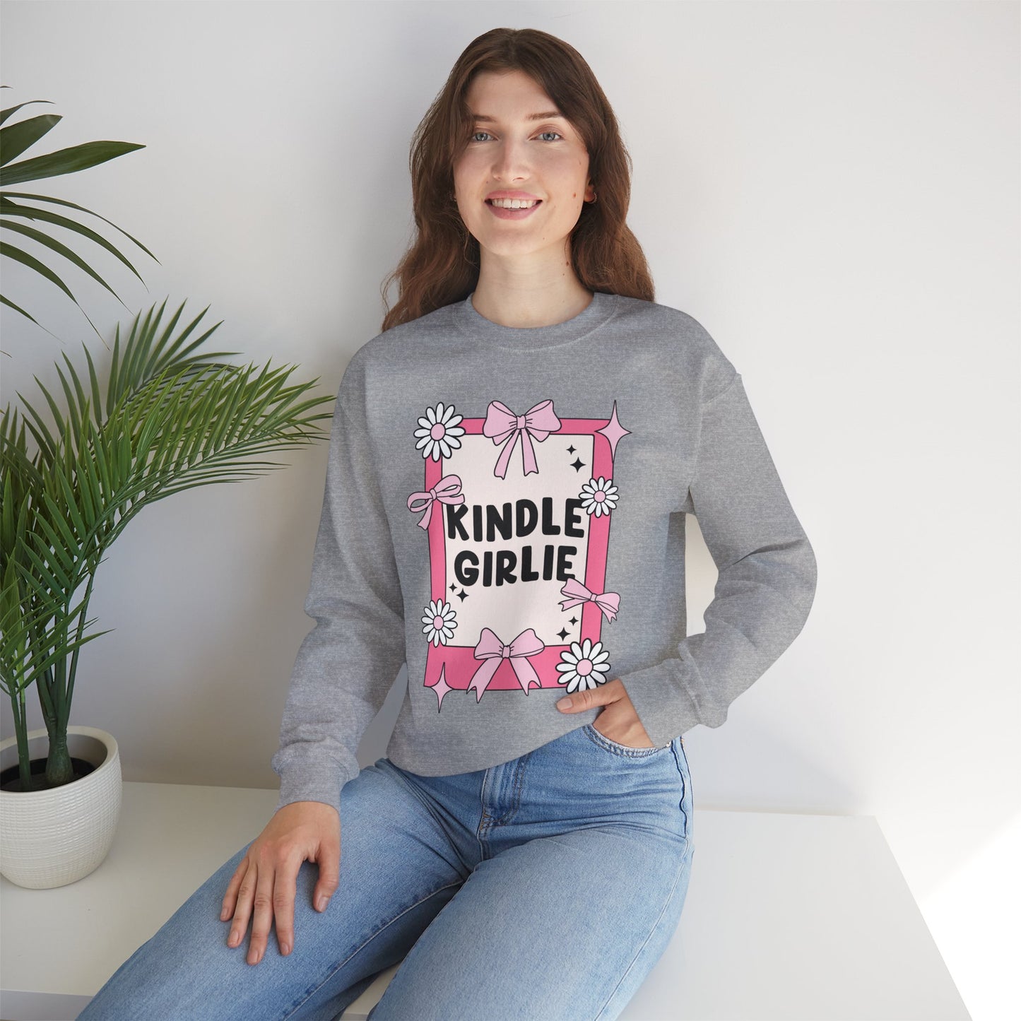 Coquette Kindle Girlie Crewneck Sweatshirt