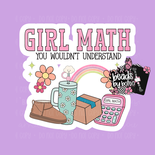 Stickers - Girl Math
