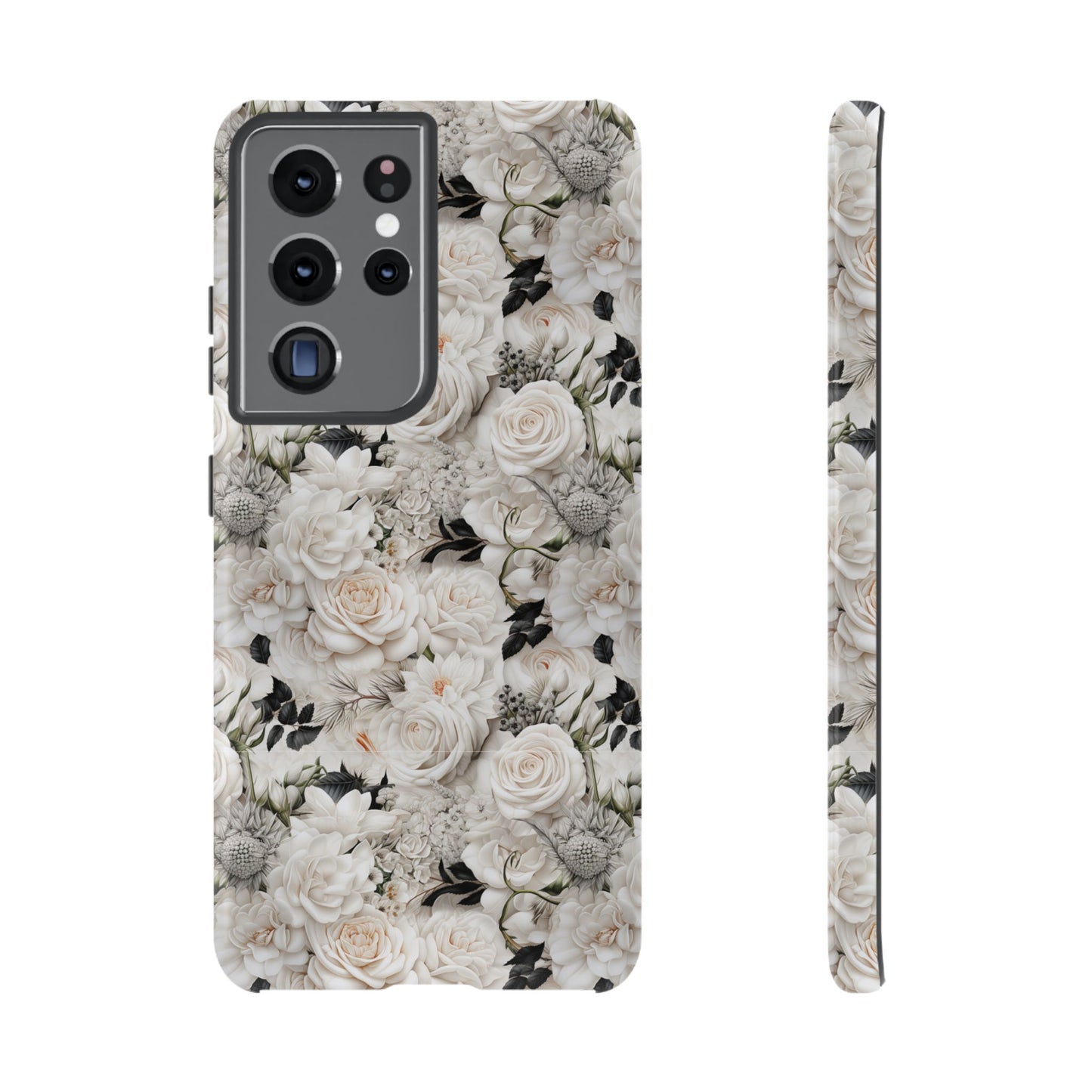 White Roses Phone Case