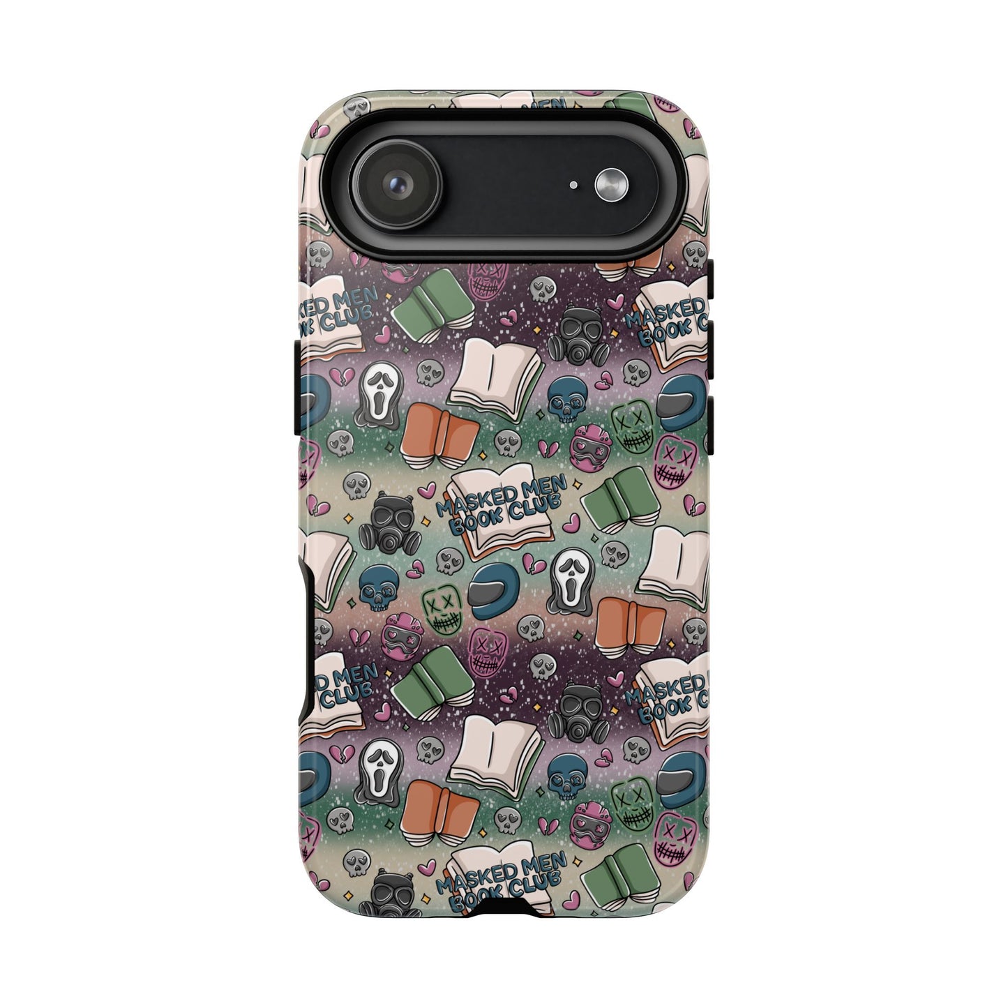 Masked Men Doodles Phone Case