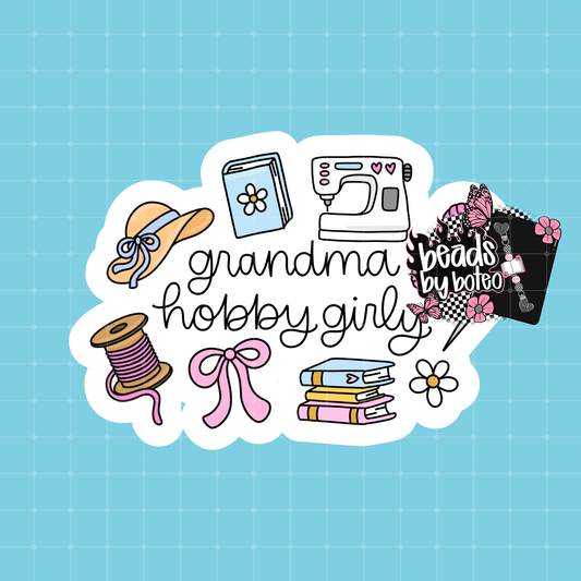 Stickers - Grandma Hobby Girly