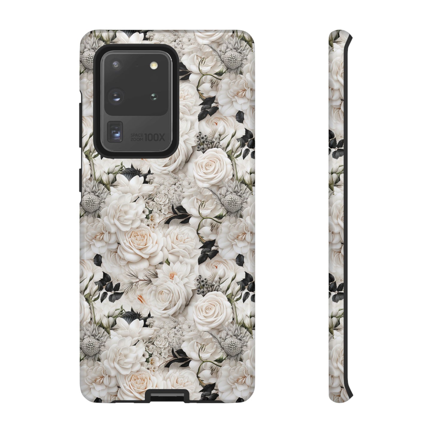 White Roses Phone Case