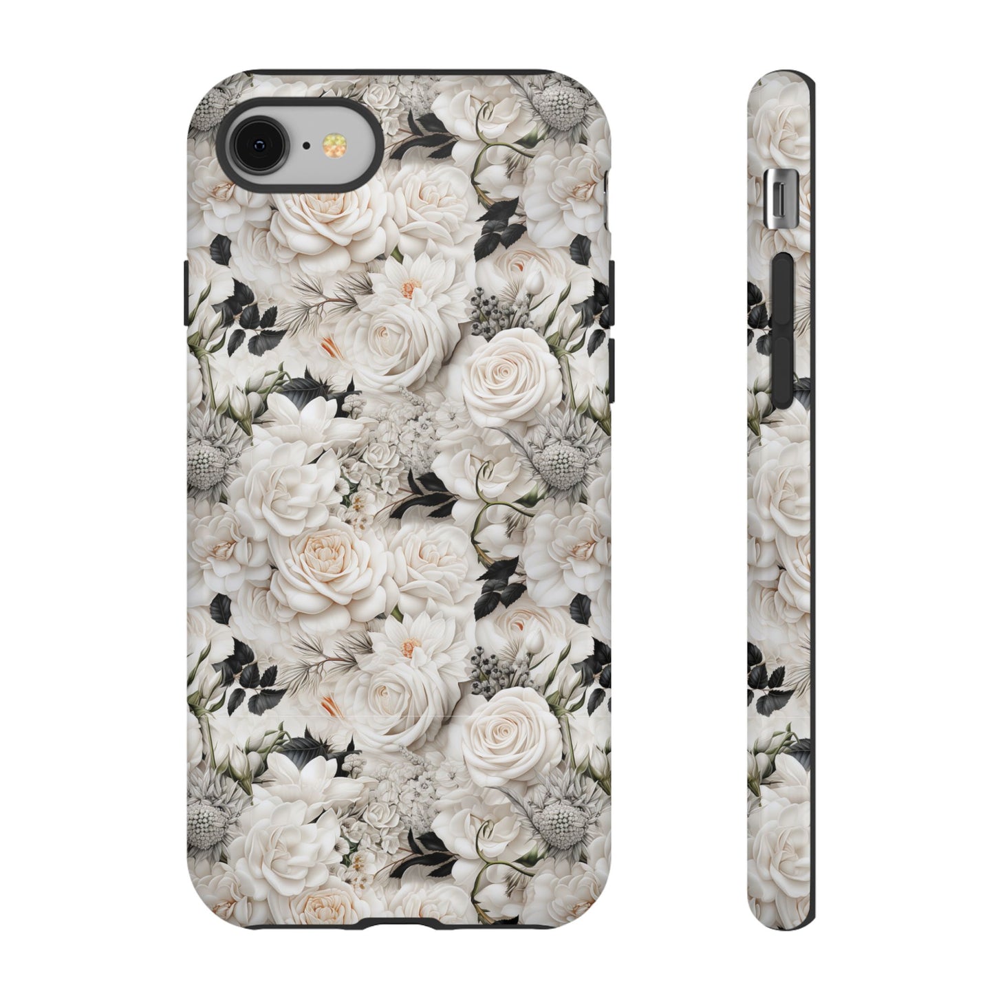 White Roses Phone Case