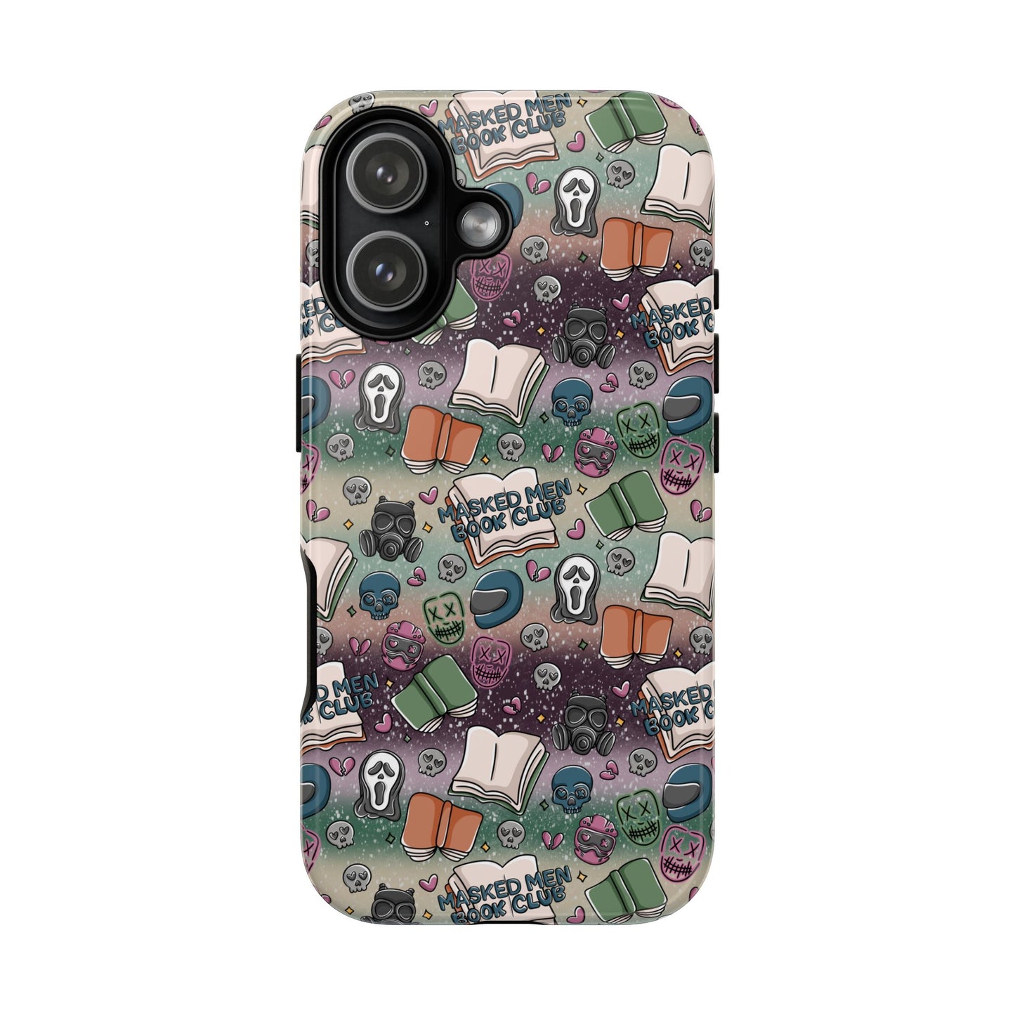 Masked Men Doodles Phone Case