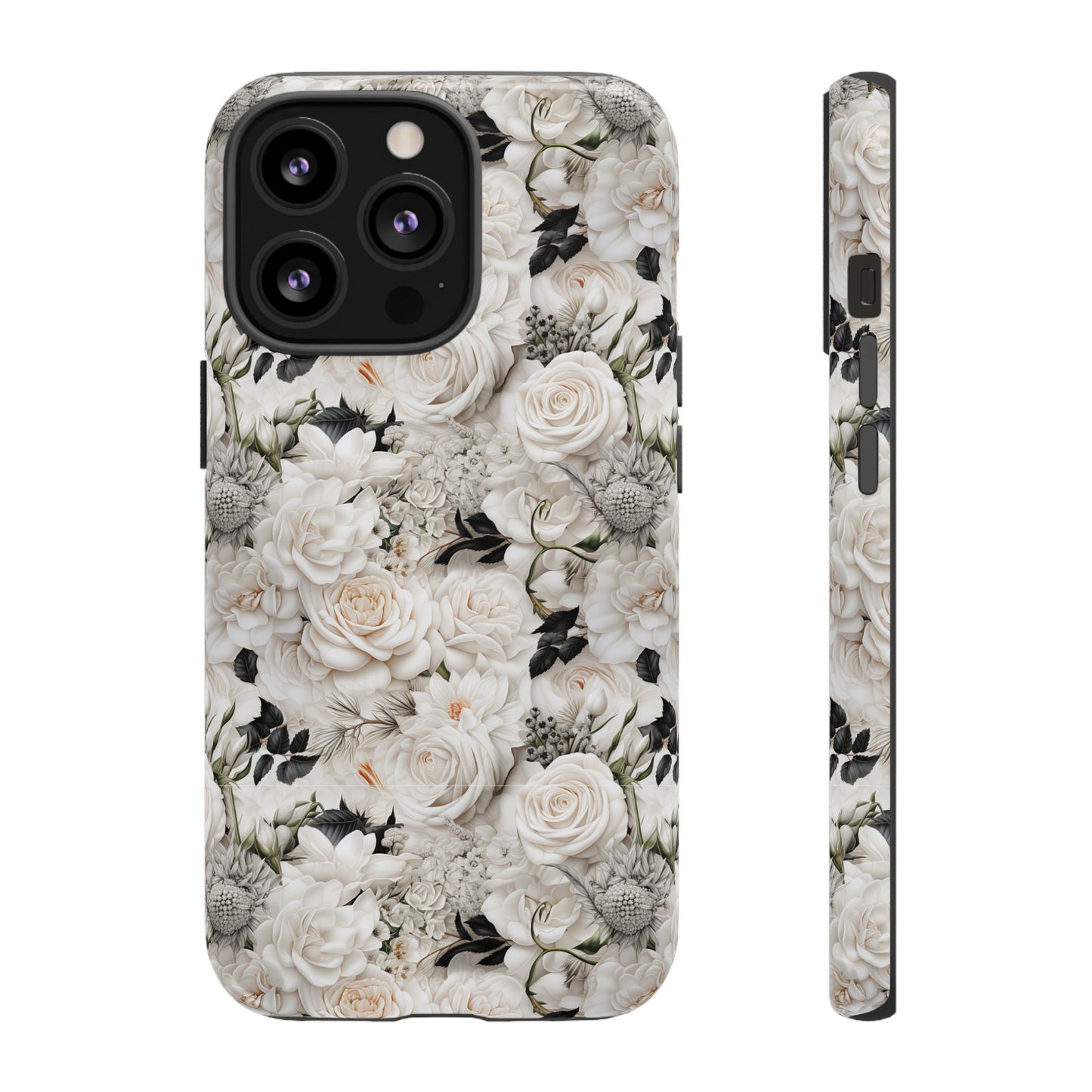 White Roses Phone Case