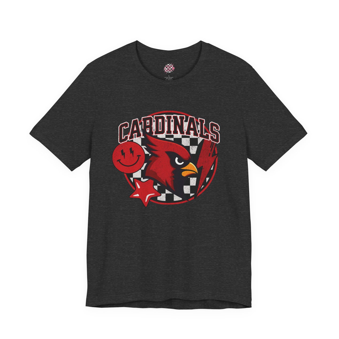 Checkered Cardinals | Unisex Jersey Short Sleeve Tee