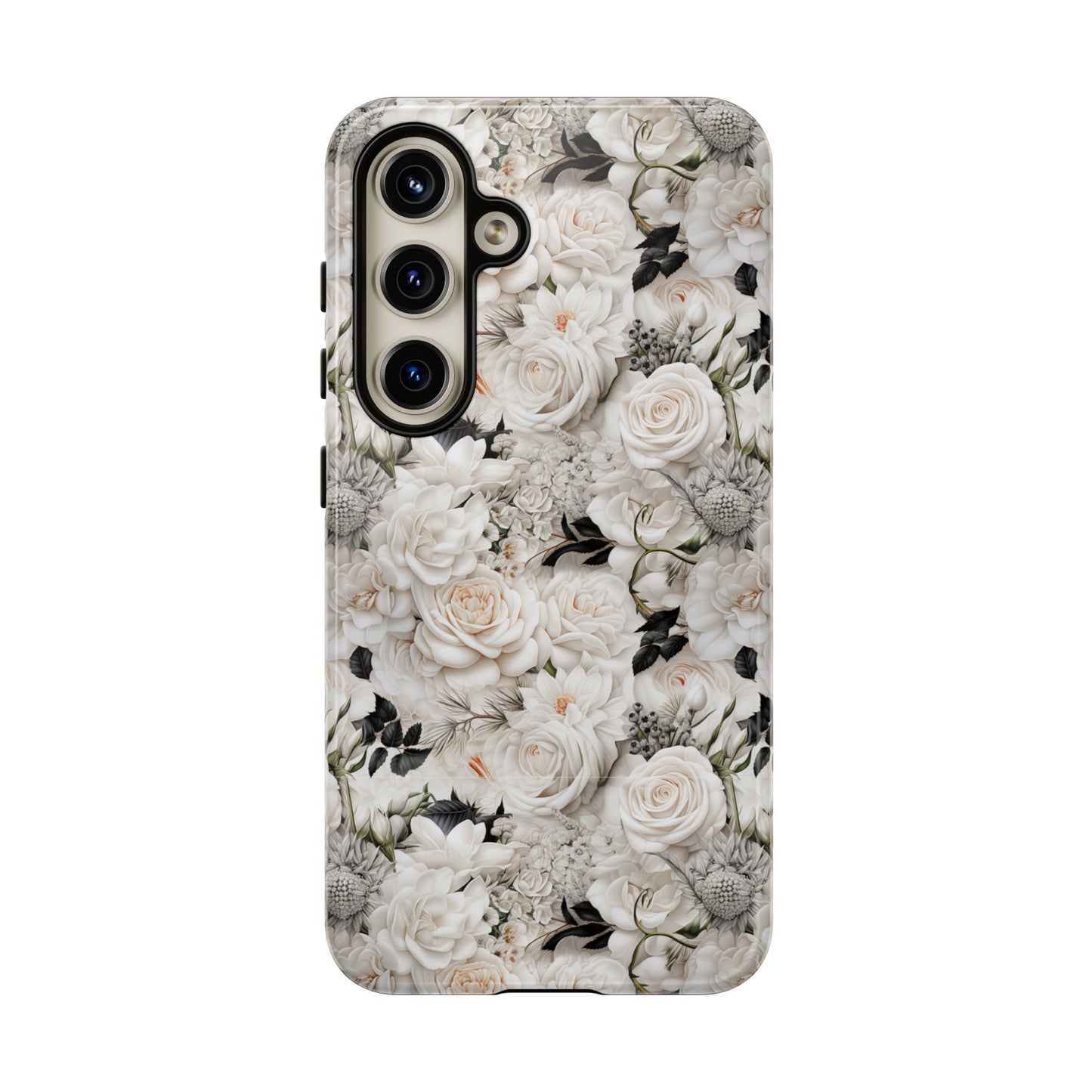 White Roses Phone Case