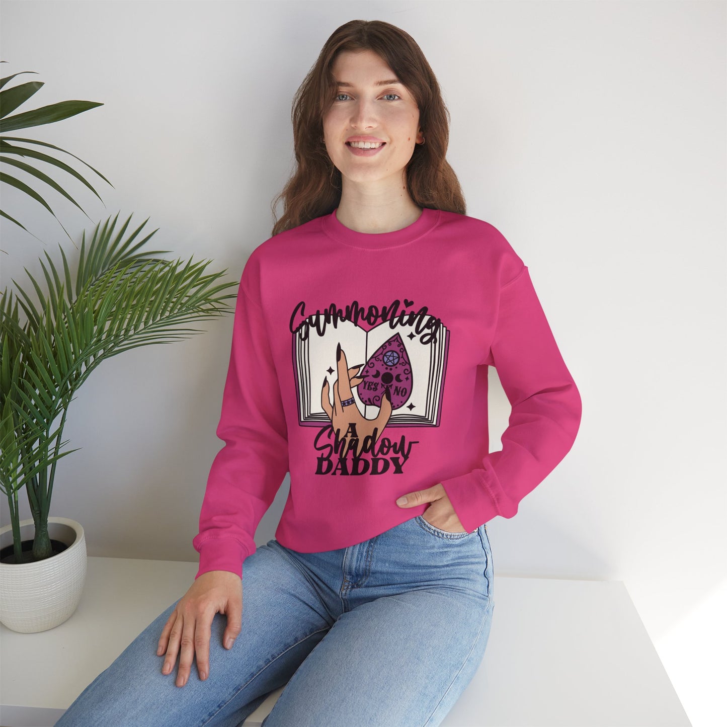 Summoning a Shadow Daddy Crewneck Sweatshirt