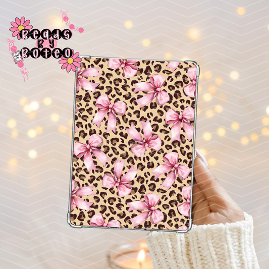 Kindle Insert - Leopard Bows