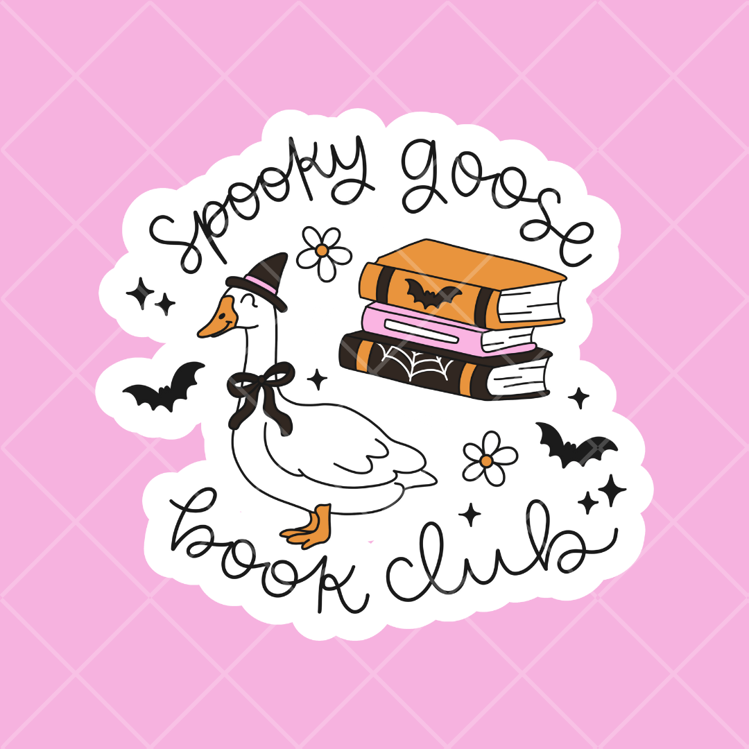 Stickers - Spooky Goose Book Club