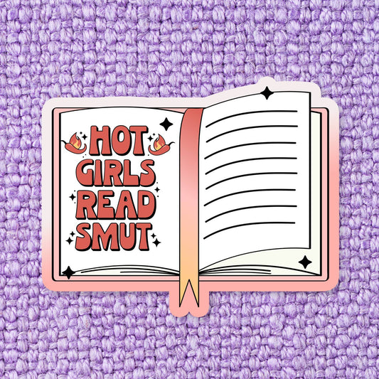 Stickers - Hot Girls Read Smut (3")