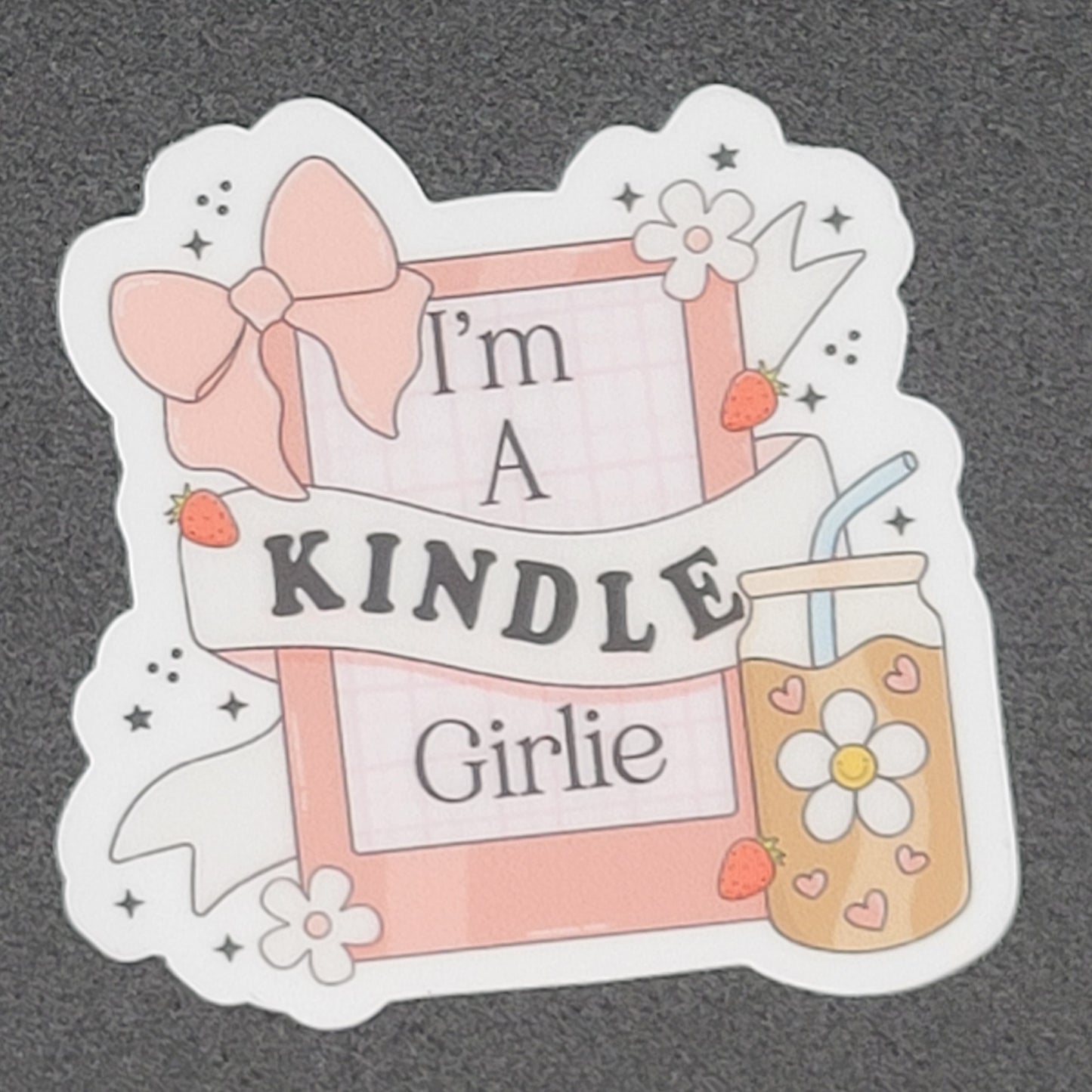 Stickers - I'm A Kindle Girlie (2")