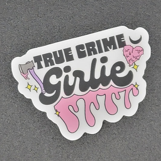 Stickers - True Crime Girlie (2")