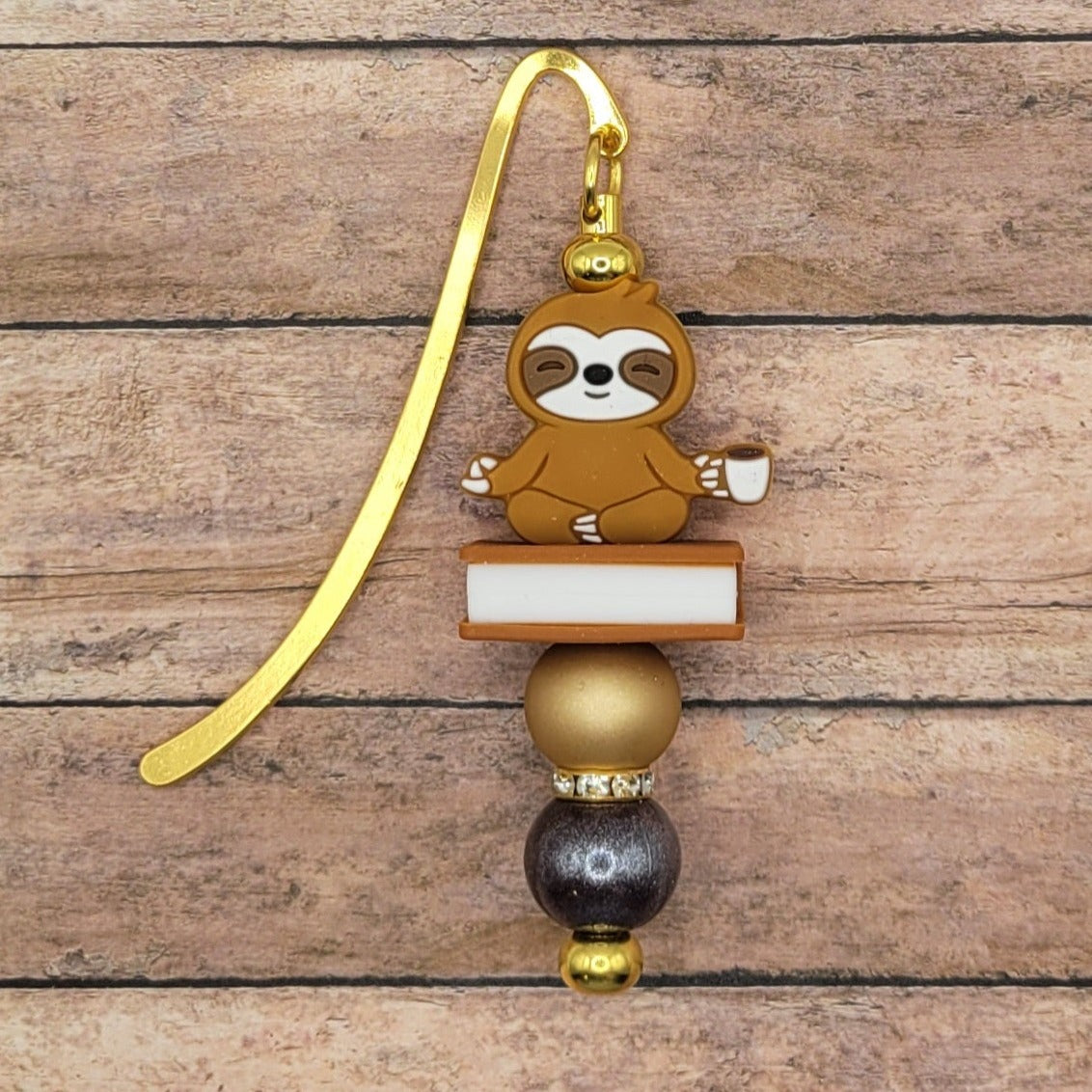 Mini Bookmarks - Coffee Sloth