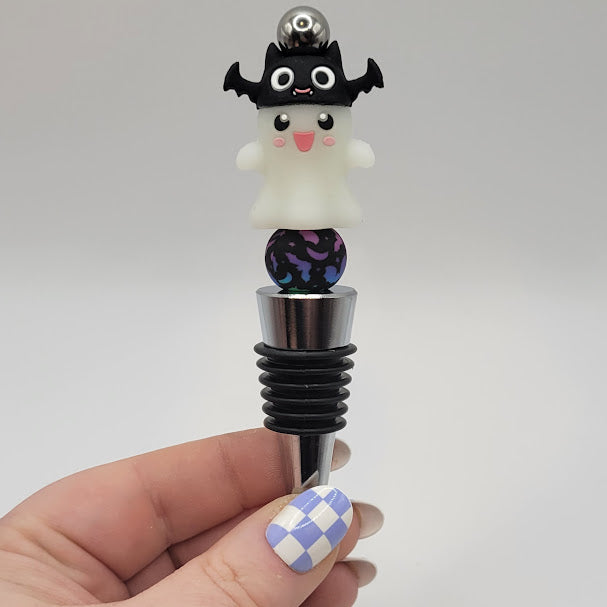 Wine Stoppers - Bat Ghost