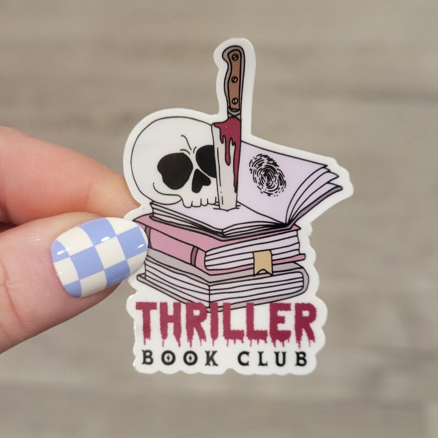 Stickers - Thriller Book Club (2.5")