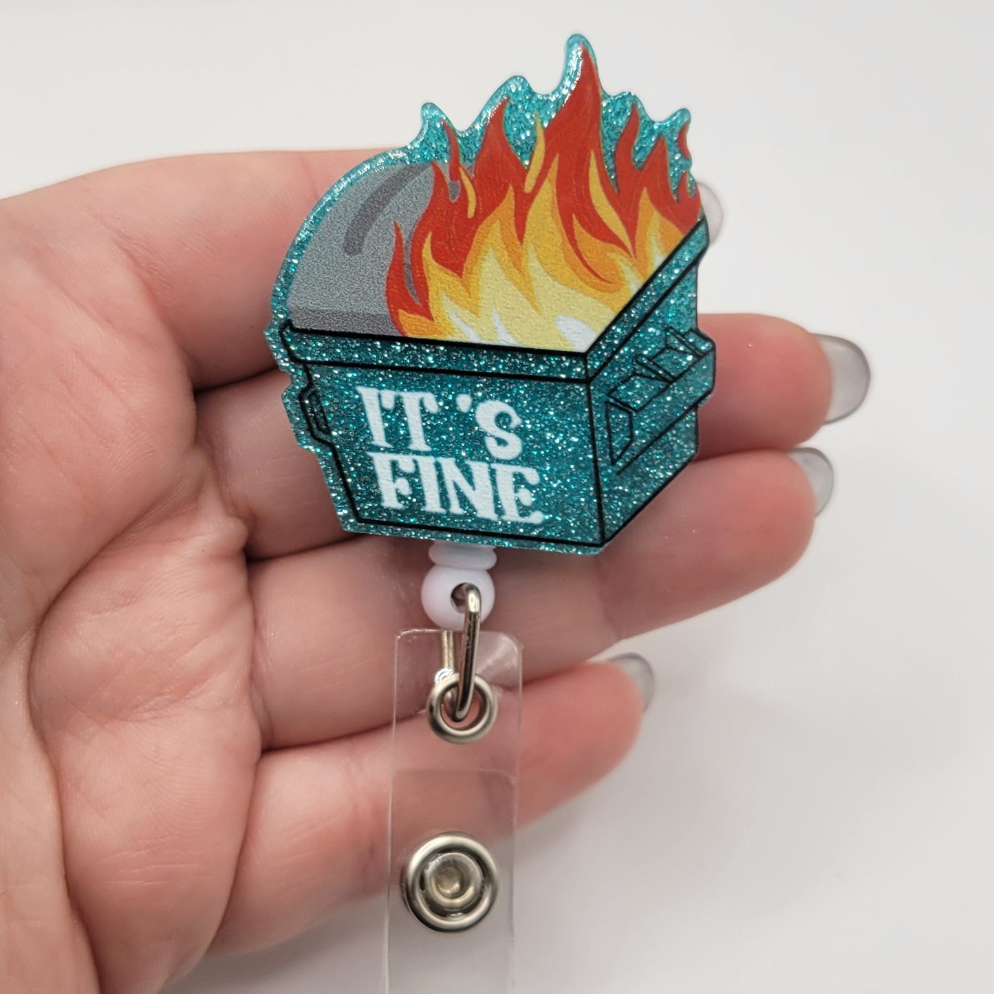 Badge Reels - Dumpster Fire