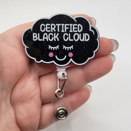 Badge Reels - Certified Black Cloud