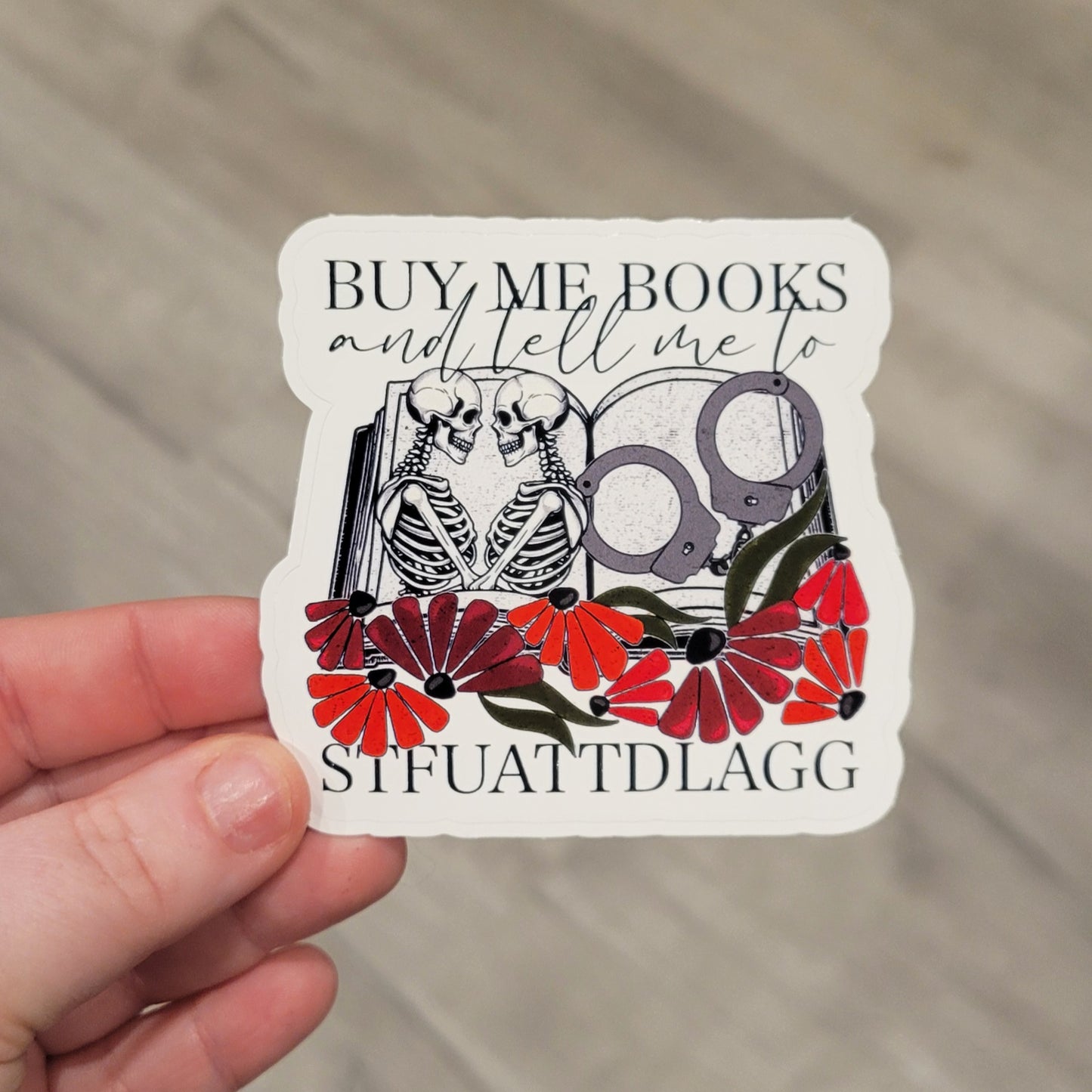 Stickers - Buy Me Books... (4")