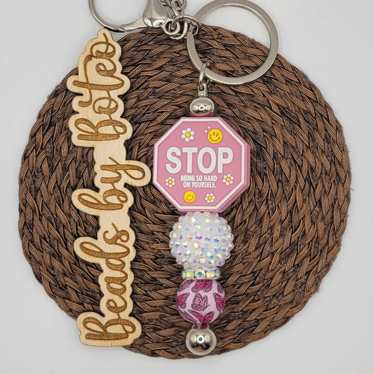 Keychains - Stop (mauve)