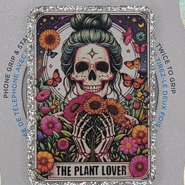 Phone or E-Reader Grip - Plant Lady (colorful) (LIMITED)