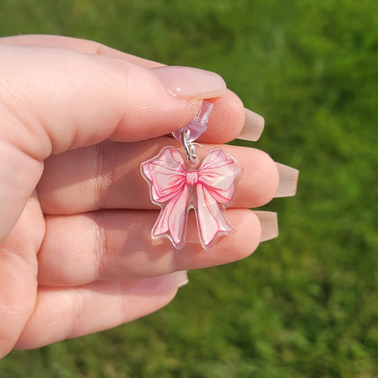 Kindle Dust Plugs - Pink Bow