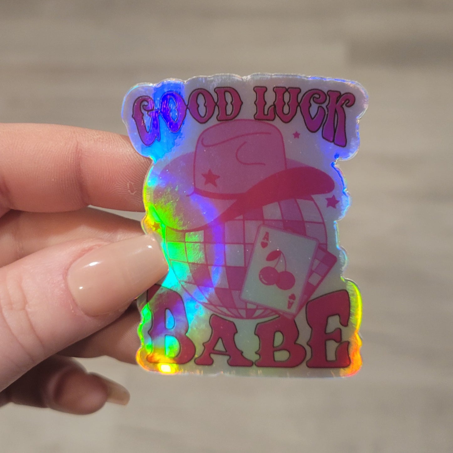 Stickers - Good Luck Babe (2.5")