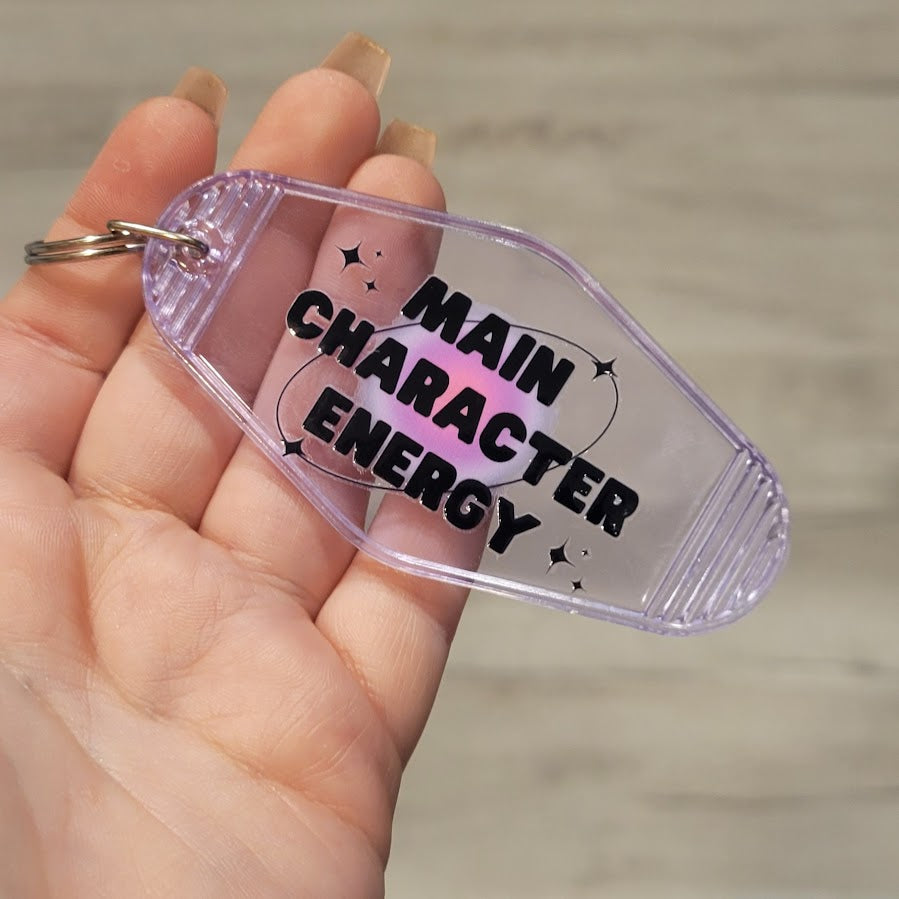 Motel Keychain - Main Character Energy