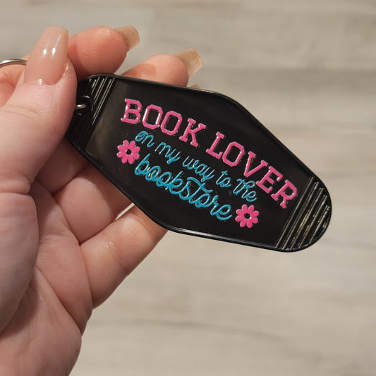 Motel Keychain - Book Lover