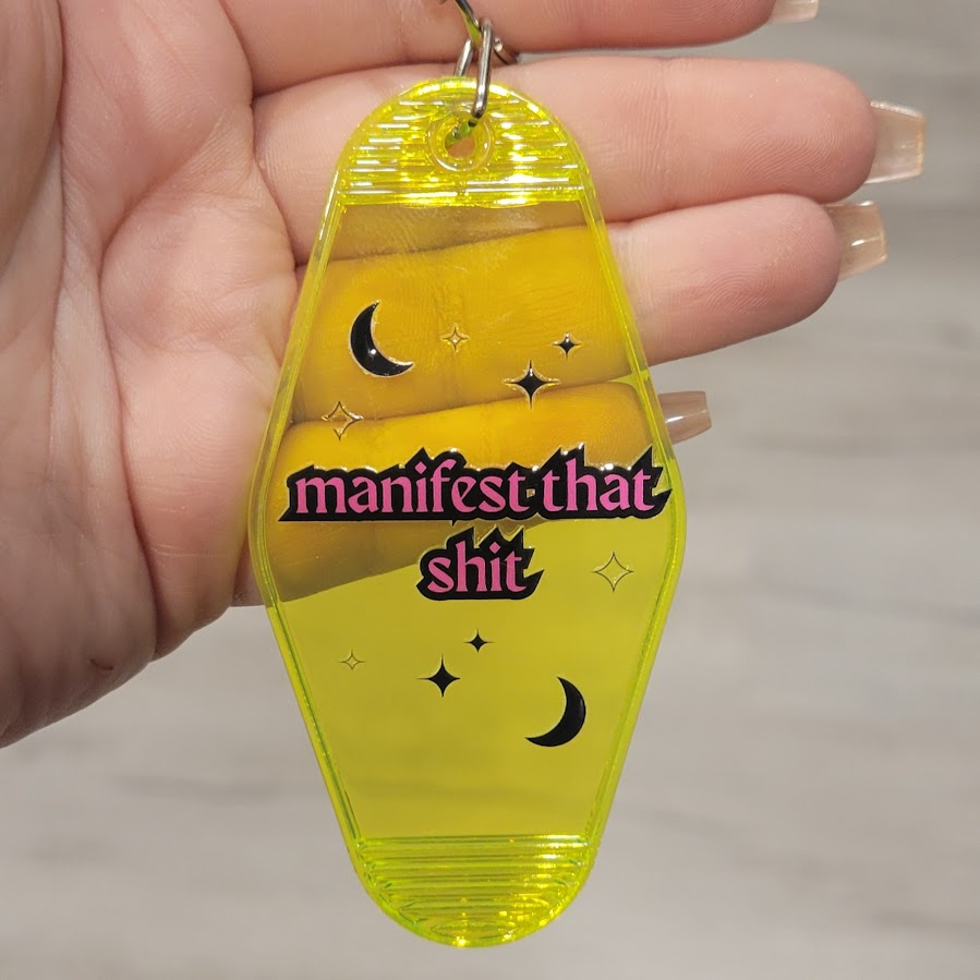 Motel Keychain - Manifest That Shit