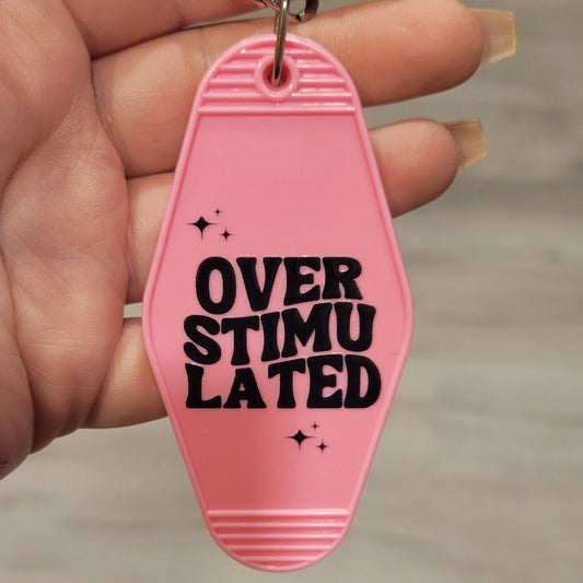 Motel Keychain - Overstimulated