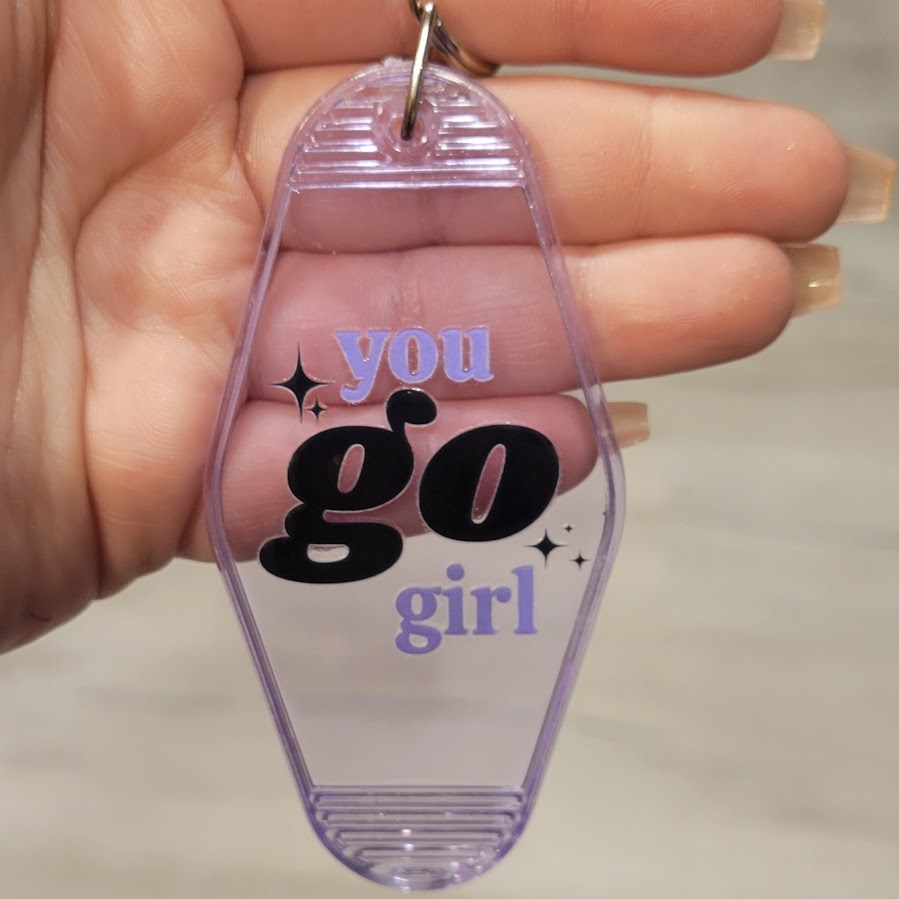 Motel Keychain - You Go Girl