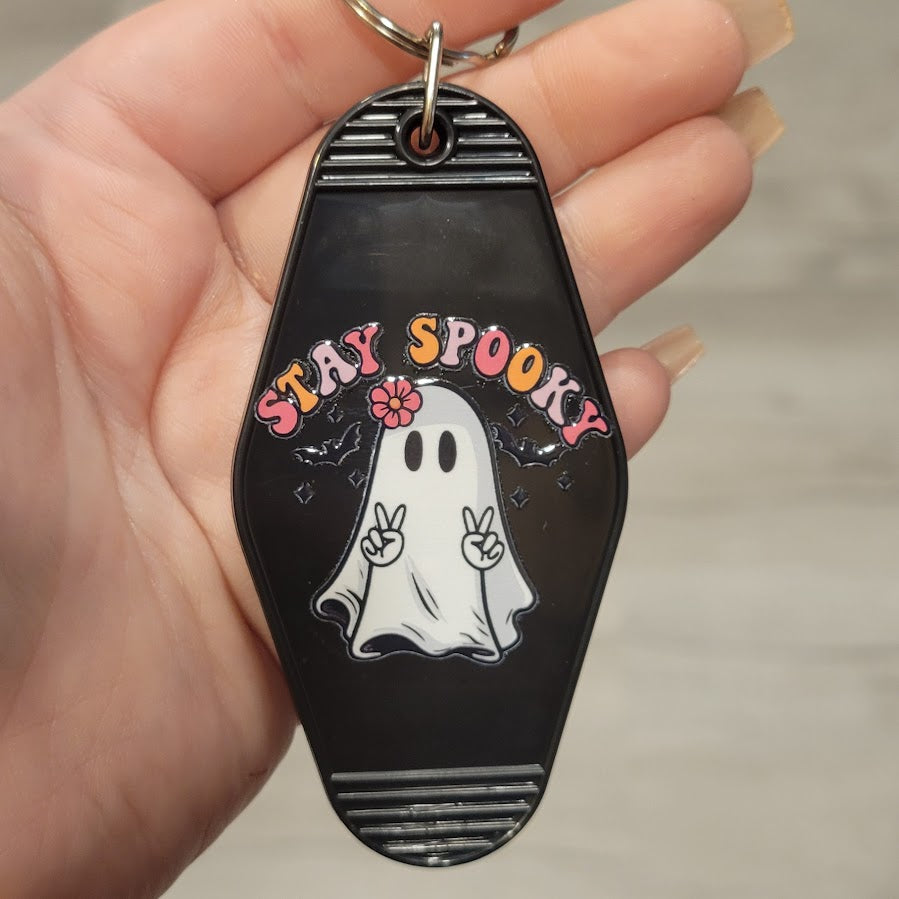 Motel Keychain - Stay Spooky