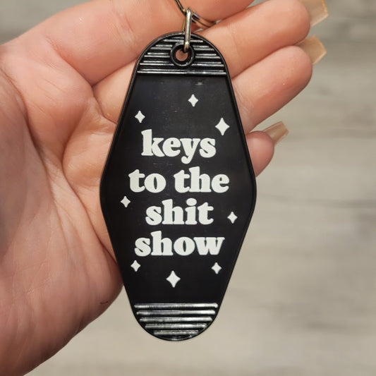 Motel Keychain - Keys to the Shit Show