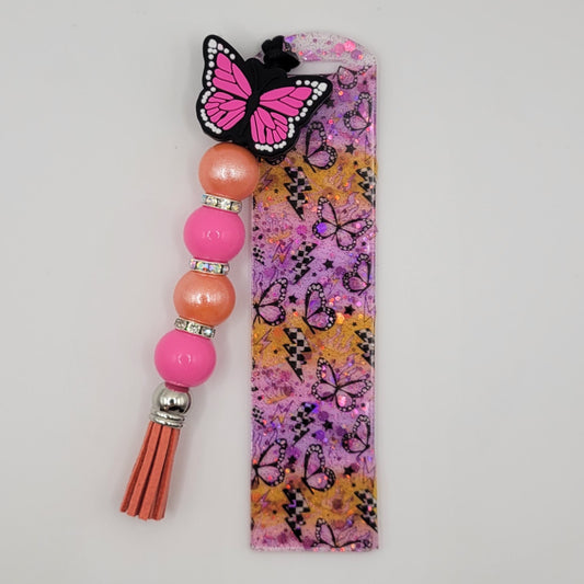 Bookmarks - Pink Butterflies