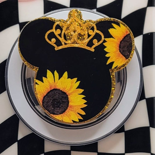 Phone or E-Reader Grip - Sunflower Minnie