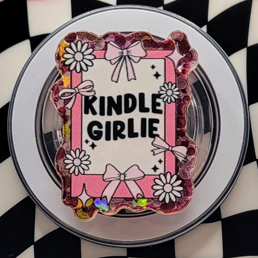 Phone or E-Reader Grip - Kindle Girlie