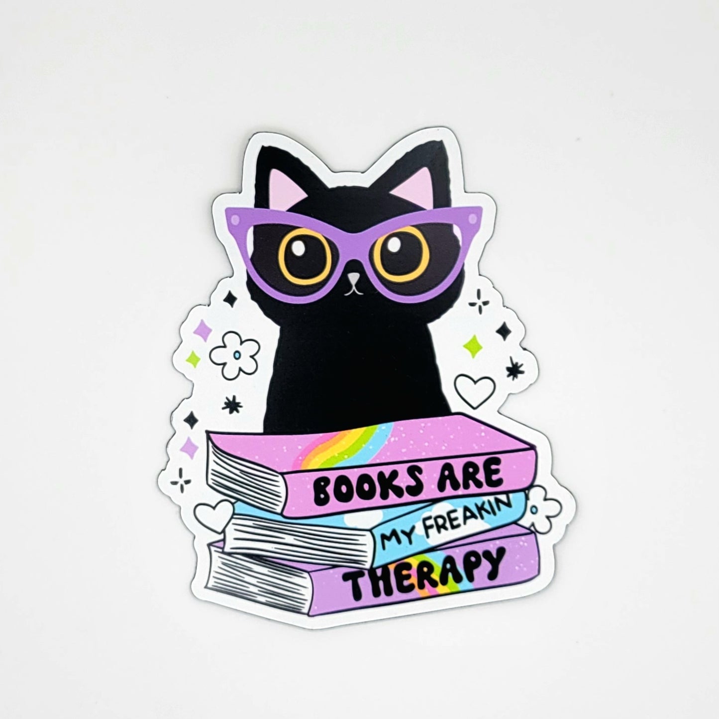 Tumbler Magnets - Books Are My Freaking Therapy