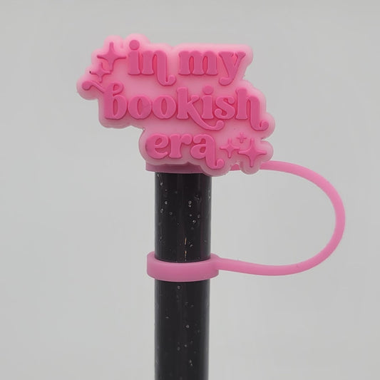 Straw Toppers - In My Bookish Era (Pink)