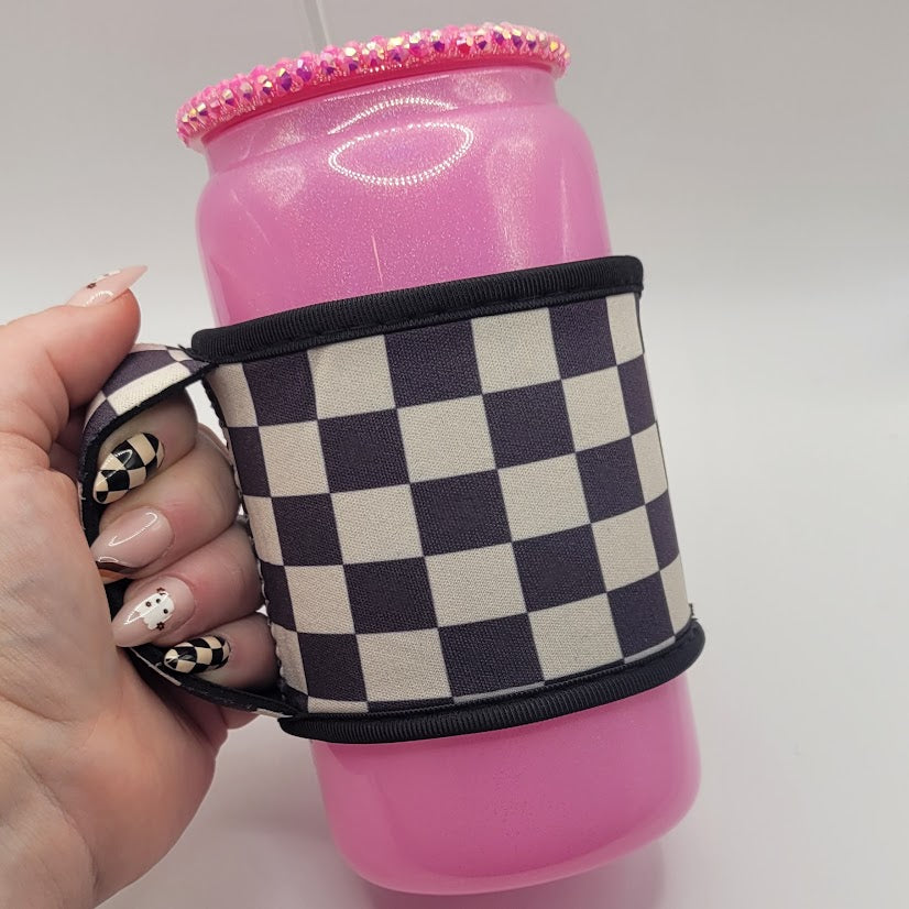 B+W Checkered Cup Sleeve