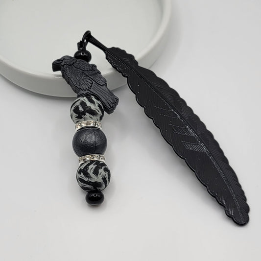 Mini Bookmarks - Raven