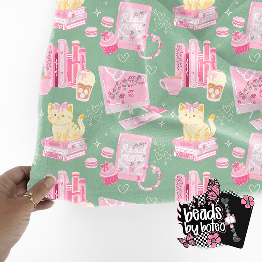 Kitty Girl Plush Blanket