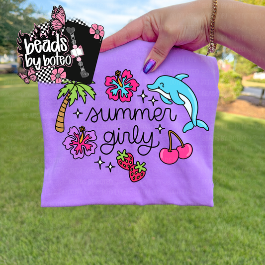 Summer Girly Comfort Colors Shirt