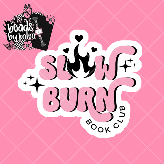 Stickers - Slow Burn Book Club