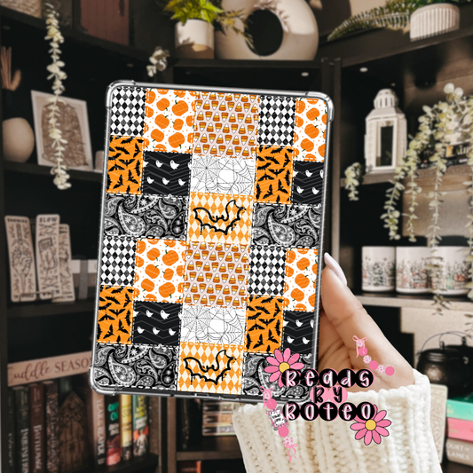 Kindle Insert - Halloween Collage (paisley)