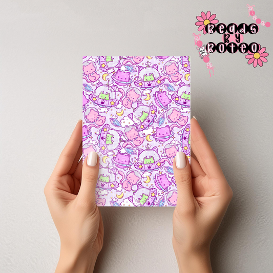 Kindle Insert - Space Kitties