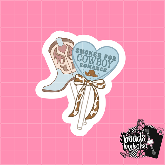 Stickers - Sucker for Cowboy Romance