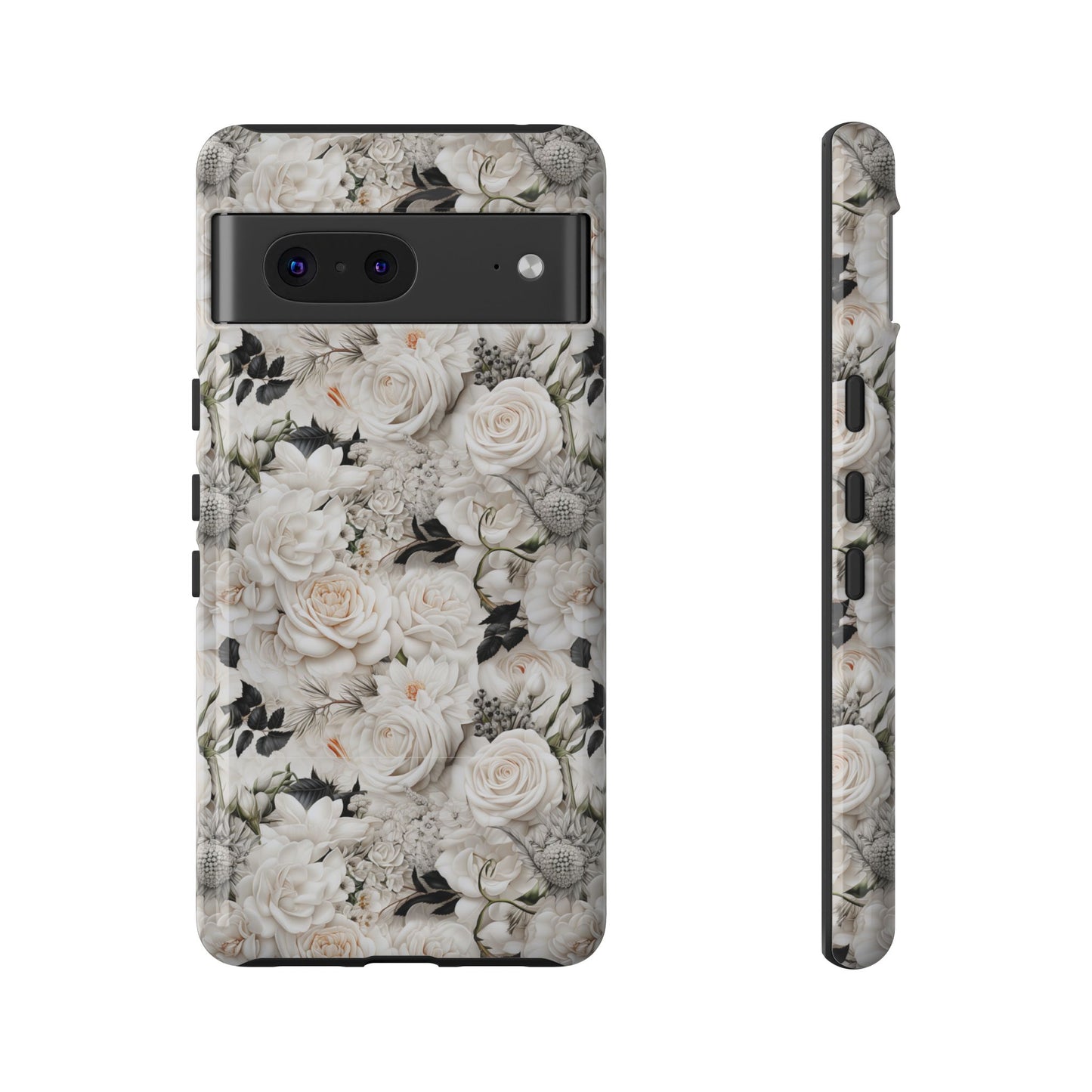 White Roses Phone Case