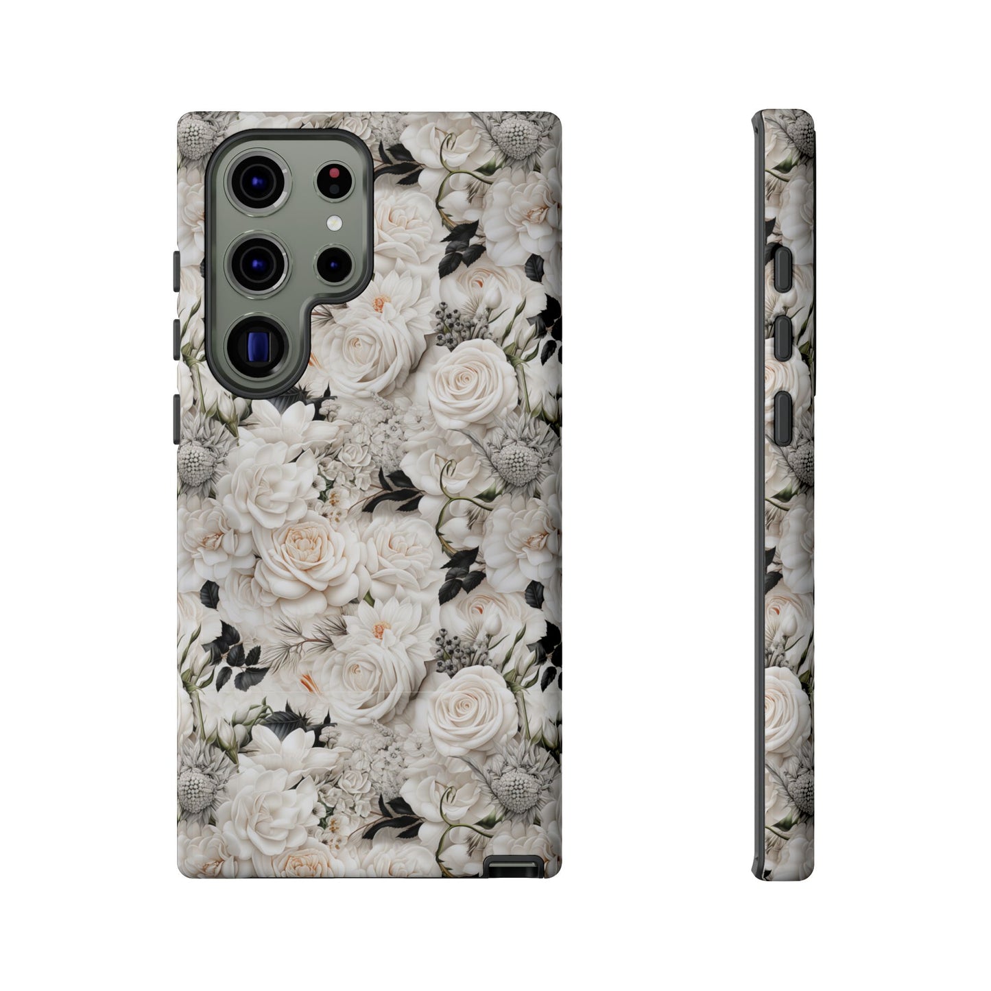 White Roses Phone Case